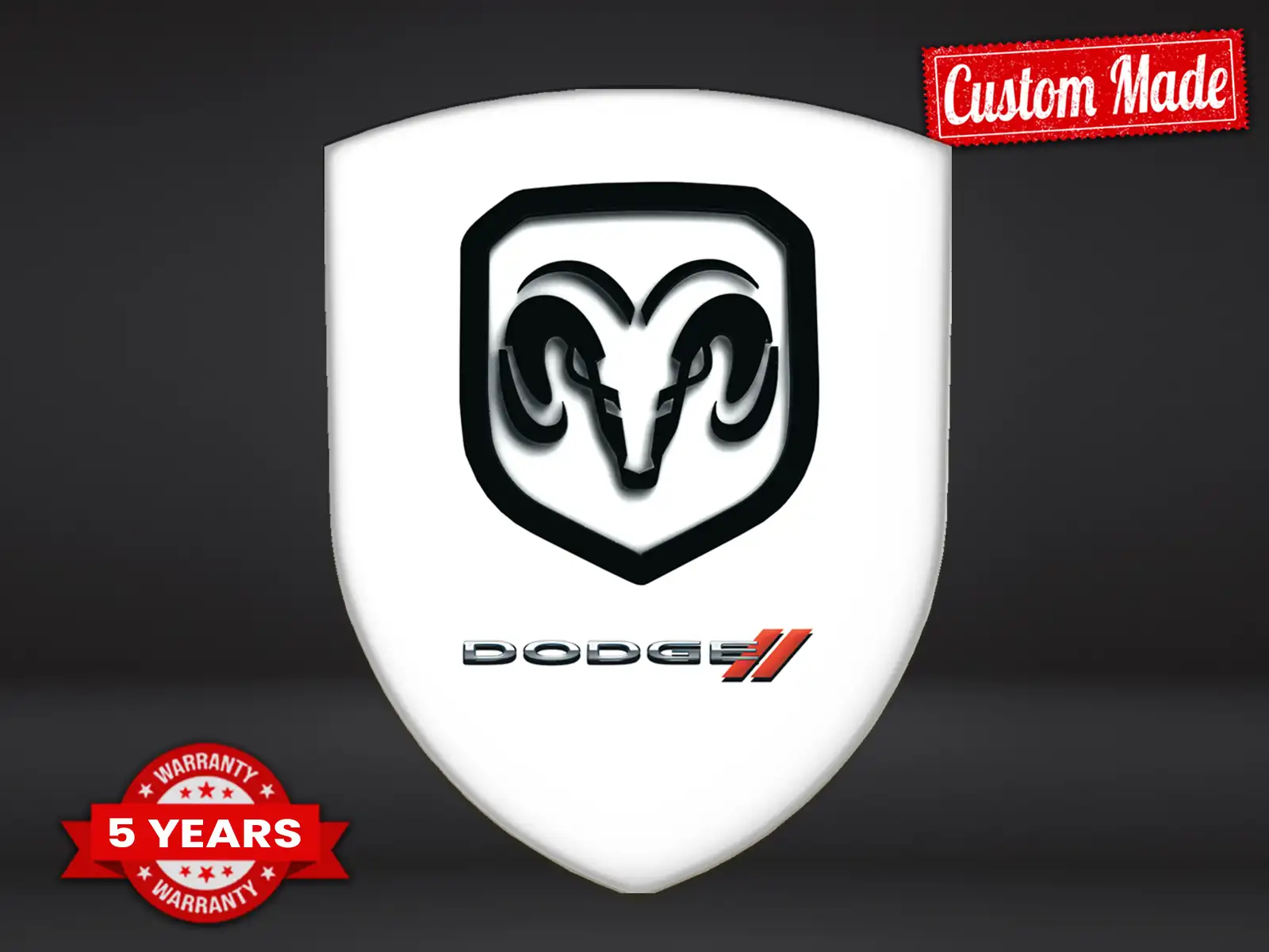 Dodge Autocollants Silicone Auto Pro Design Perso